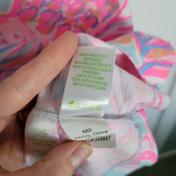 Lilly Pulitzer Pom Pom Dress Pink Blue Size XS - Picture 6 of 9